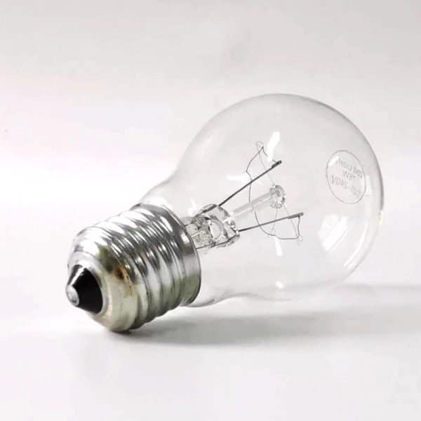 Clear incandescent light bulb