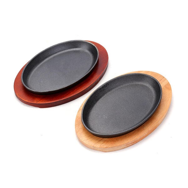 Pre-seasoned & Cast Iron Platter - Image 2