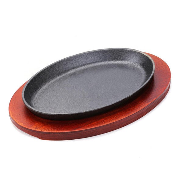 Pre-seasoned & Cast Iron Platter - Image 3