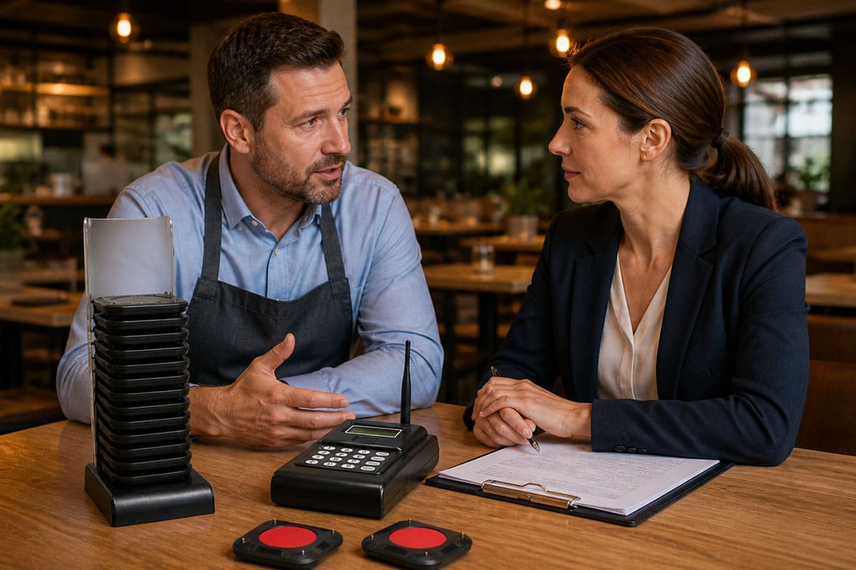 restaurant table tracking system